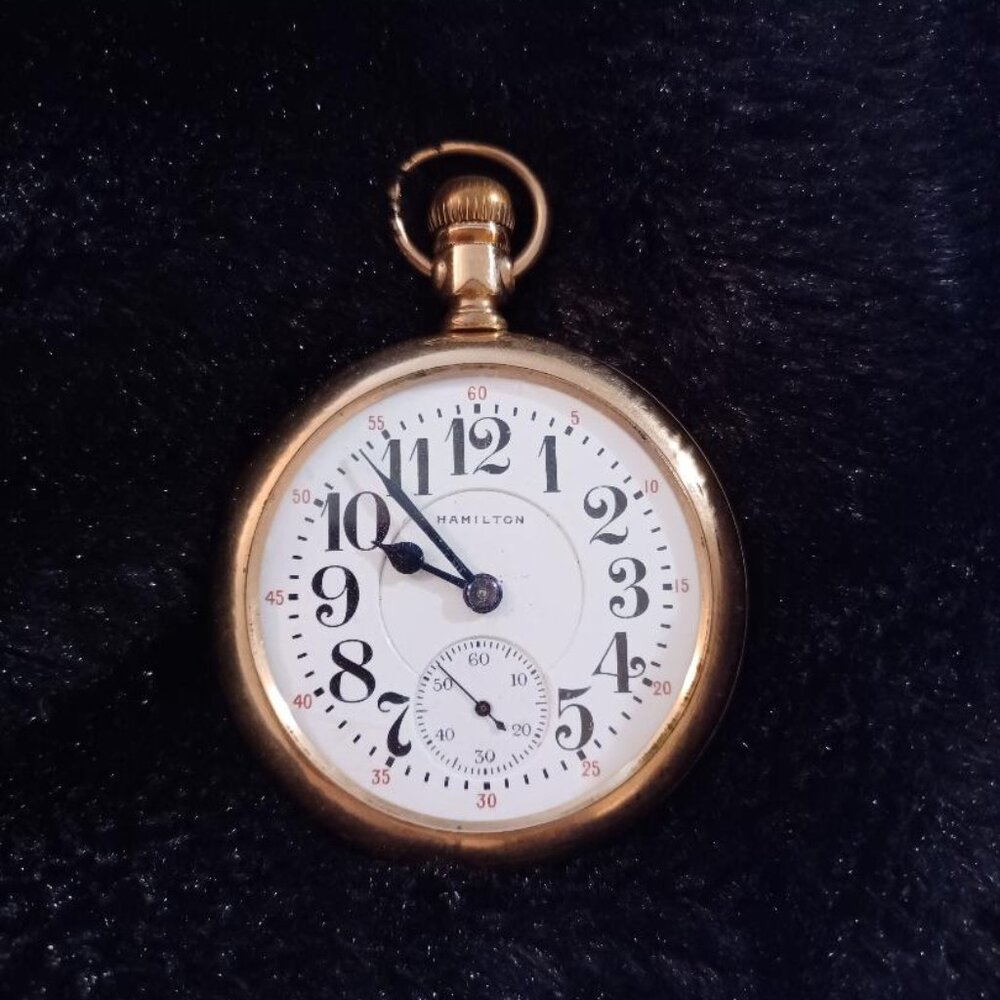 Vintage 1914 Hamilton Railroad Pocketwatch